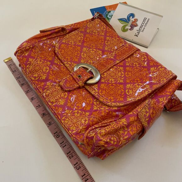 Kalencom New Orleans Midi Buckle Diaper Bag Oil Cloth Eco-Friendly UNUSED - Picture 8 of 10